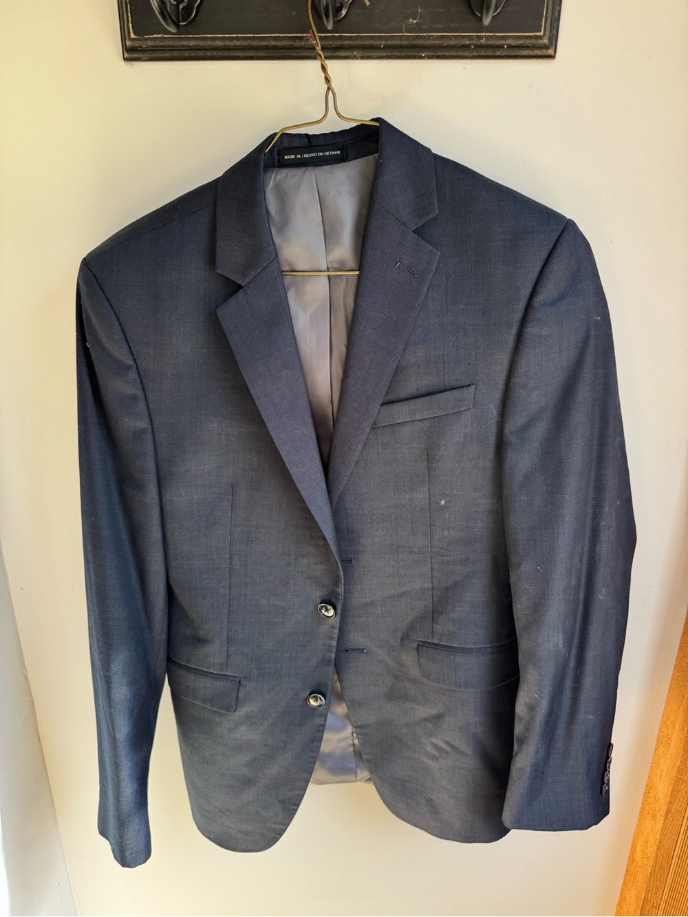 Perry Ellis Navy Blazer Sport Coat
